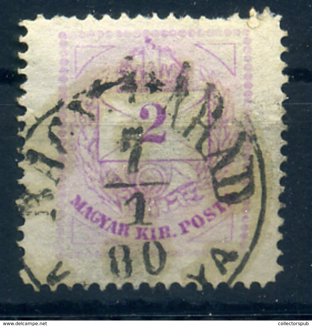 NAGYVÁRAD 2Kr (látványos Darab) Szép Bélyegzés - Used Stamps