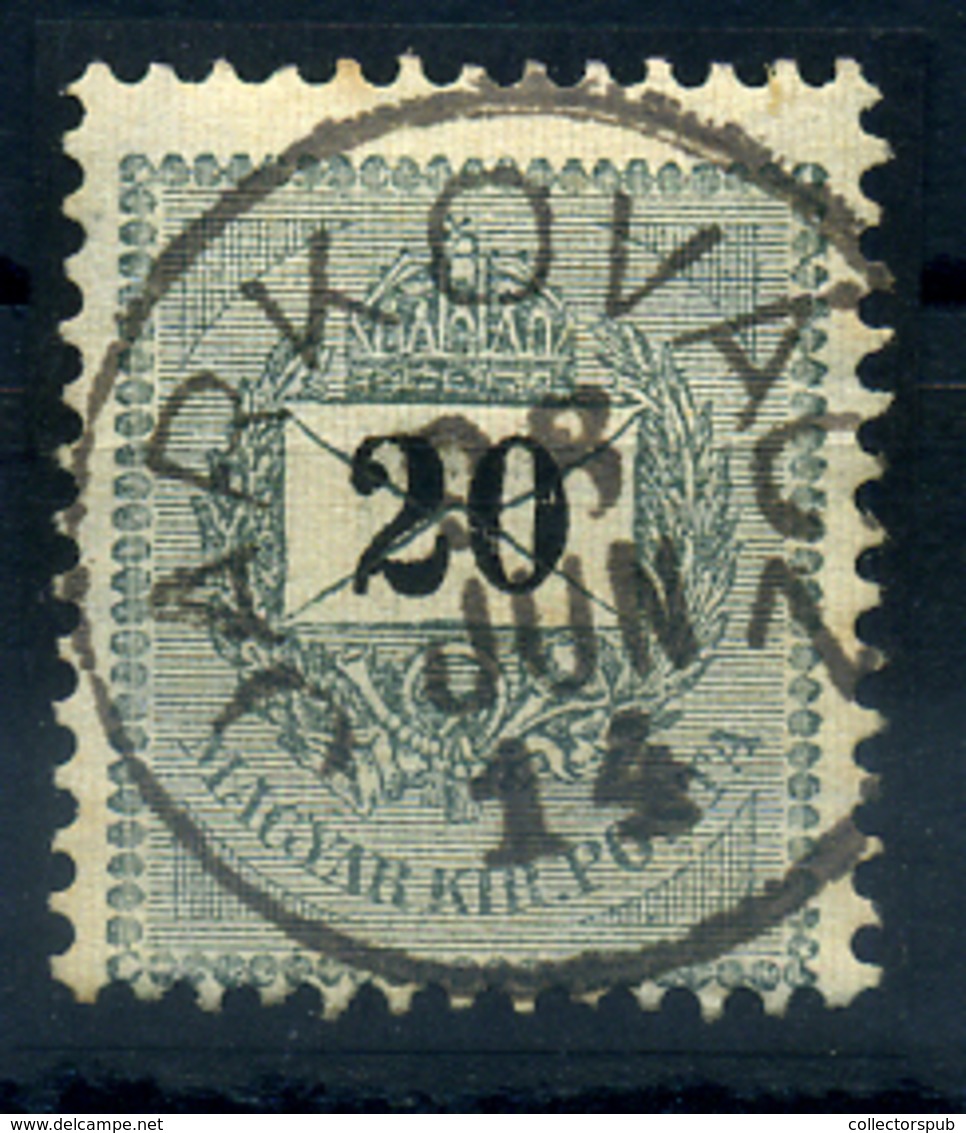 JARKOVÁC 20Kr Szép Bélyegzés - Used Stamps