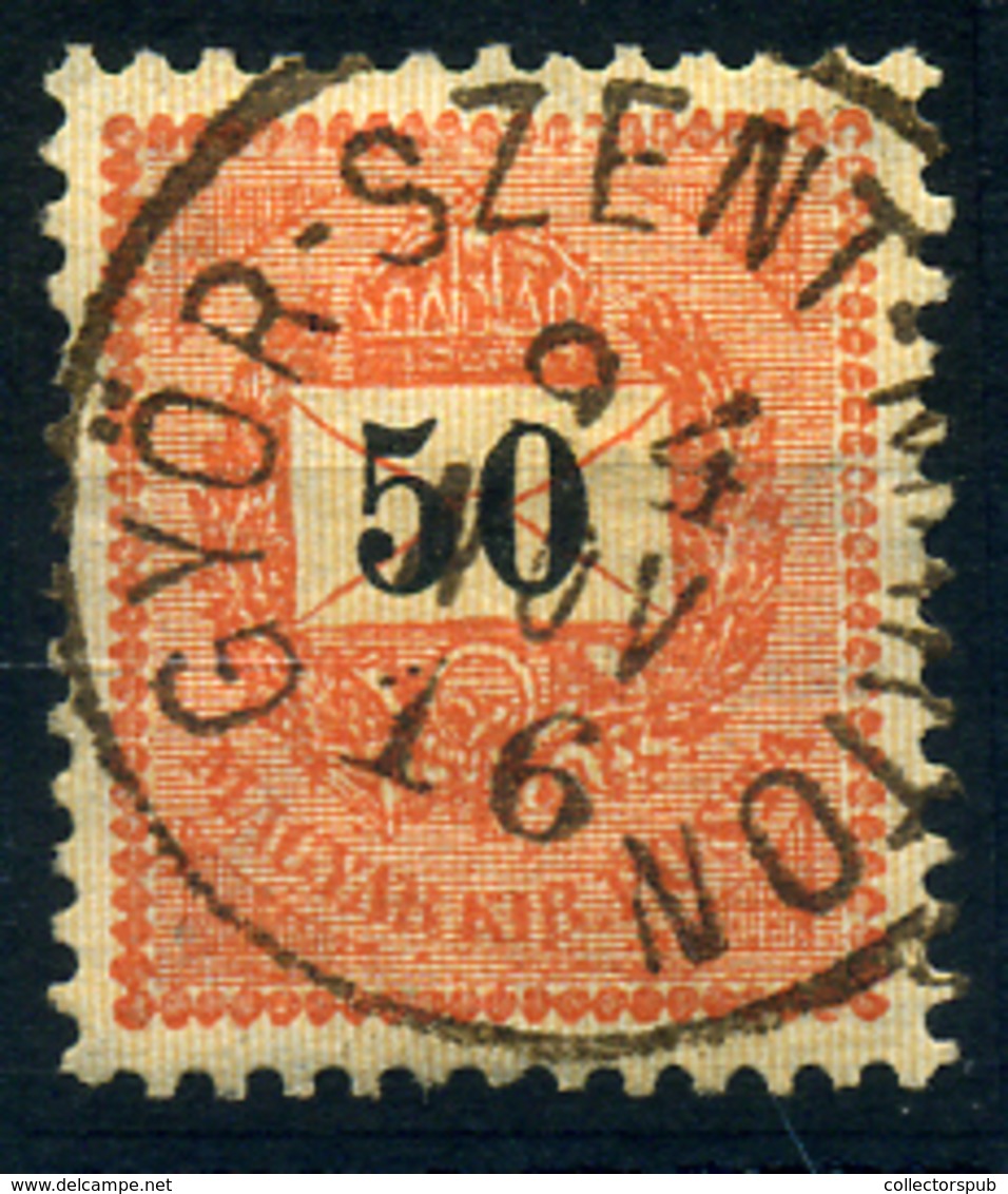 GYŐRSZENTMÁRTON 50Kr Szép Bélyegzés - Used Stamps