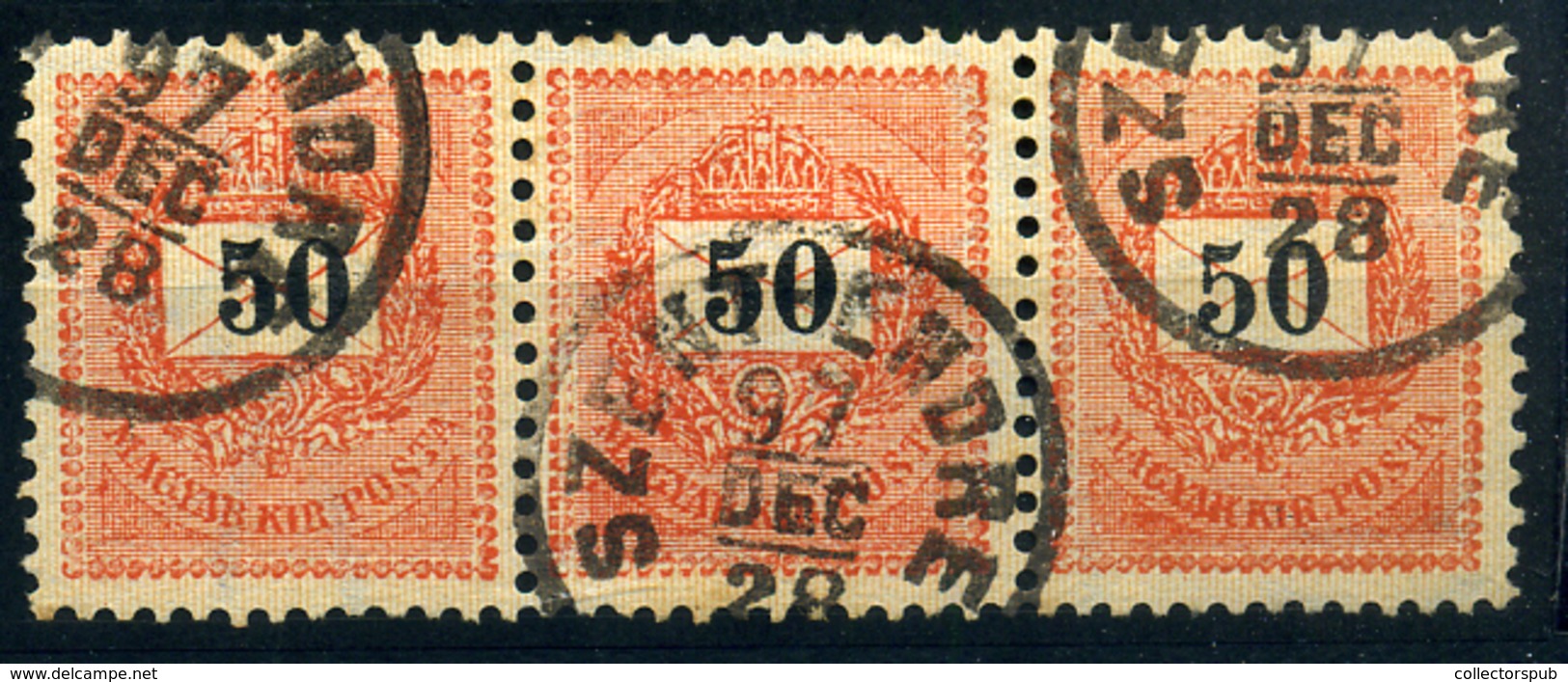 SZENRENDRE 3*50Kr Szép Bélyegzés - Used Stamps