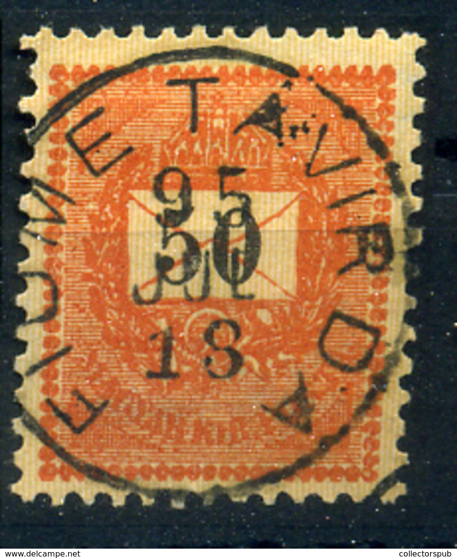 FIUME Távírda 50Kr Szép Bélyegzés - Used Stamps