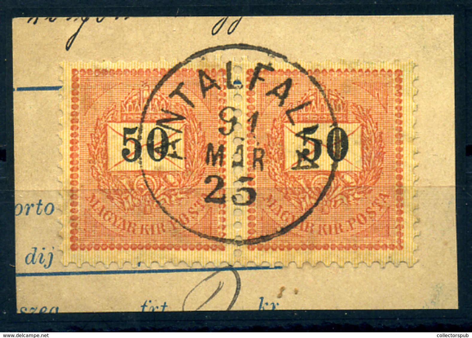 ANTALFALVA 50Kr Pár, Szép Bélyegzés - Used Stamps