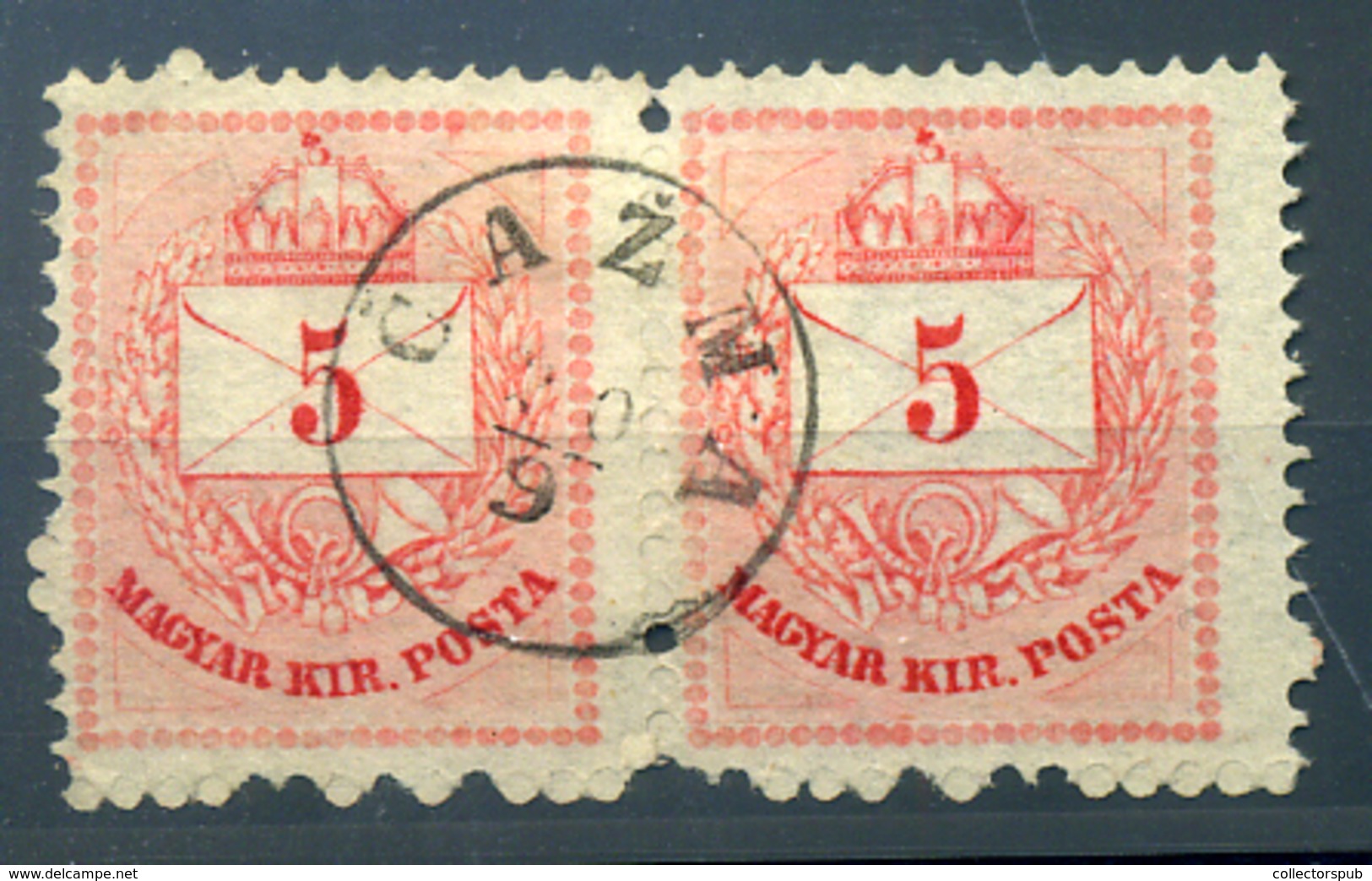 CAZMA 5Kr Pár, Szép Gyűszű Bélyegzés - Used Stamps