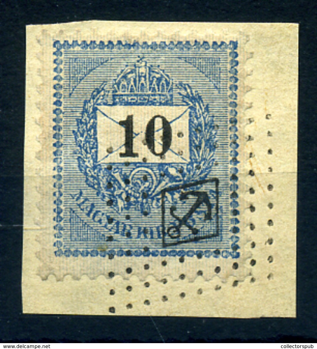 10Kr Peterdi , Tengeri Posta Bélyegzés Bélyegzés - Used Stamps