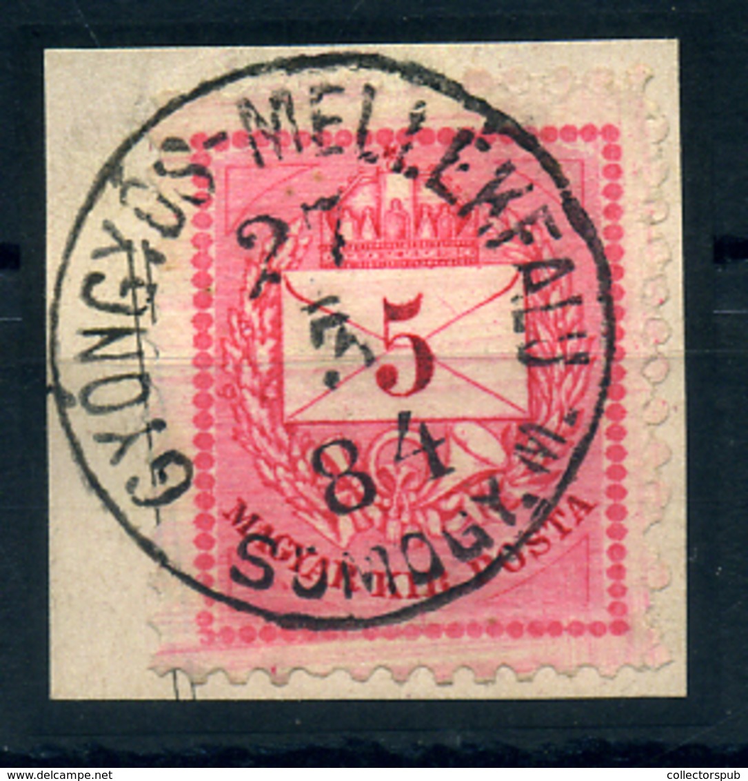 GYÖNGYÖSMELLÉKFALU 5Kr Szép Bélyegzés - Used Stamps