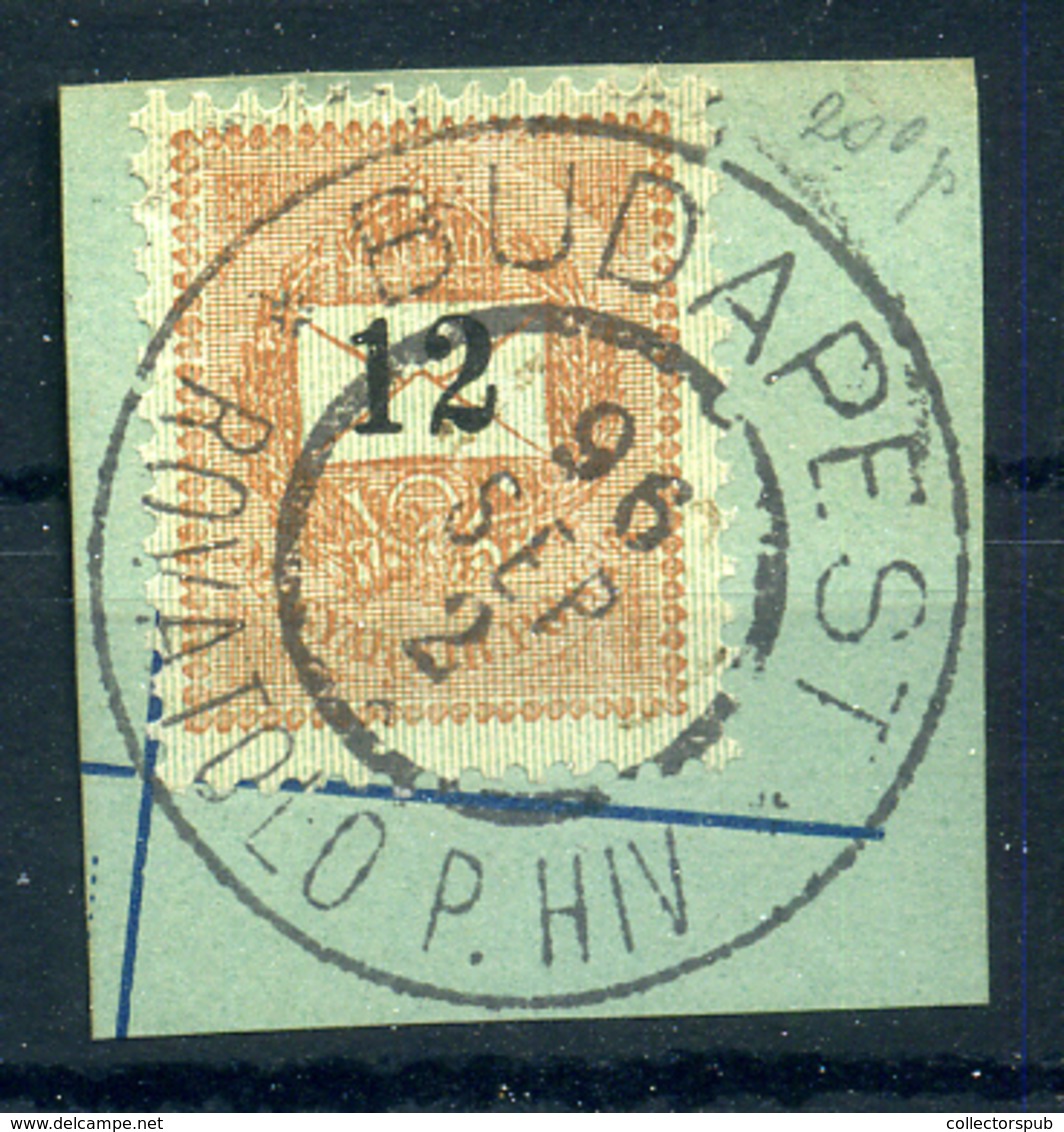 BUDAPEST Rovatoló 12Kr Szép Bélyegzés - Used Stamps