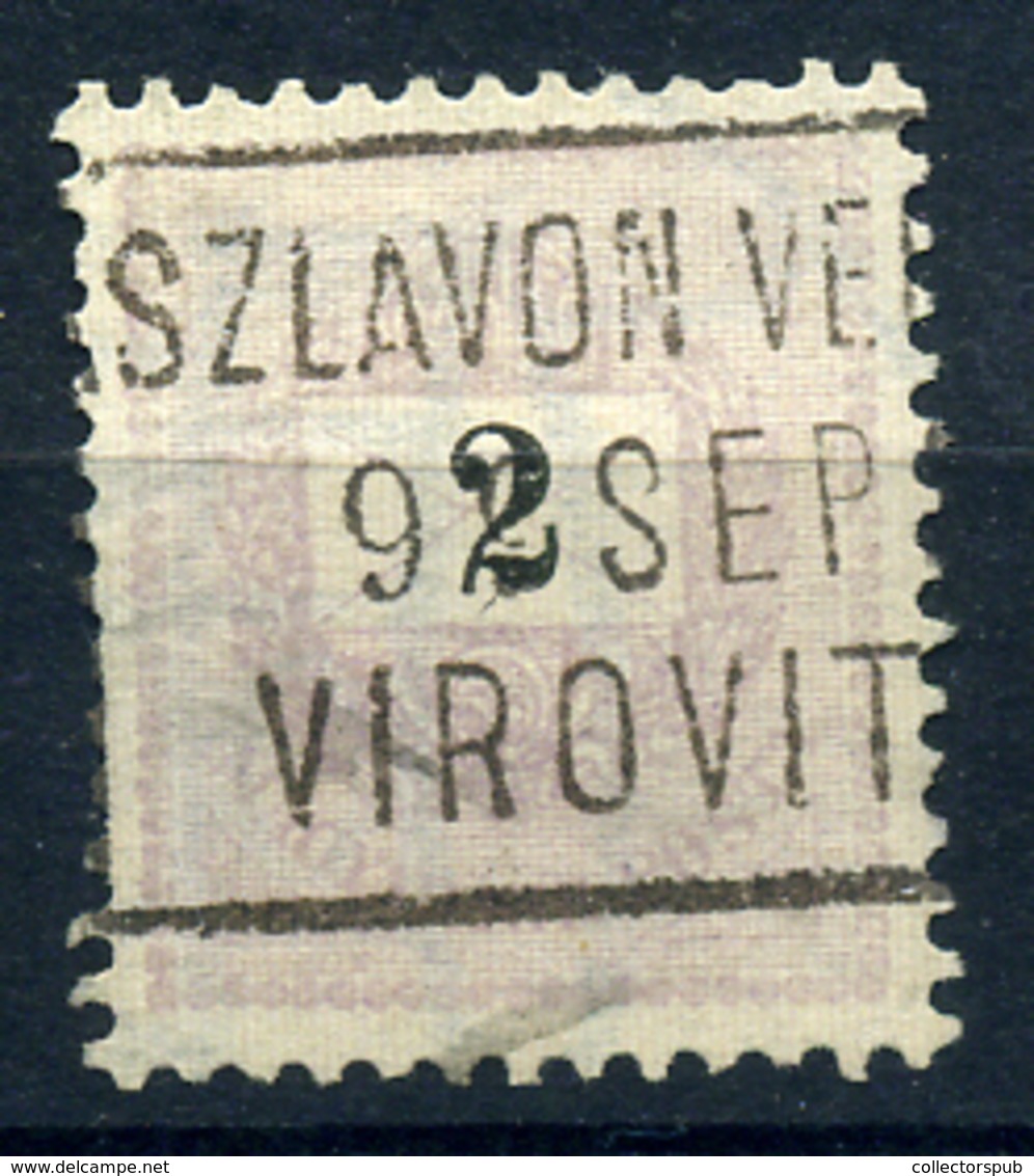 SZLAVONVERŐCE 2Kr Szép Bélyegzés - Used Stamps