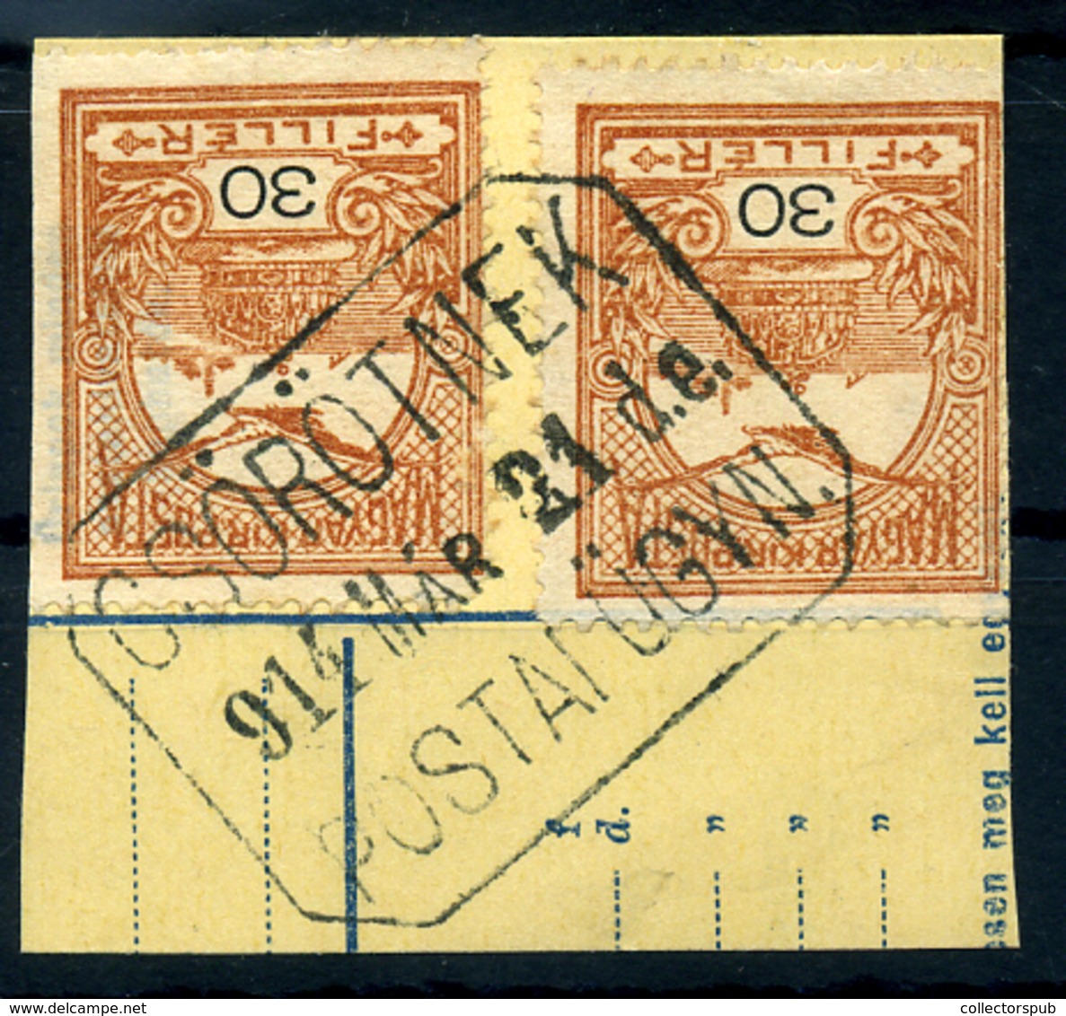 CSÖRÖTNEK Postaügynökségi Bélyegzés - Used Stamps