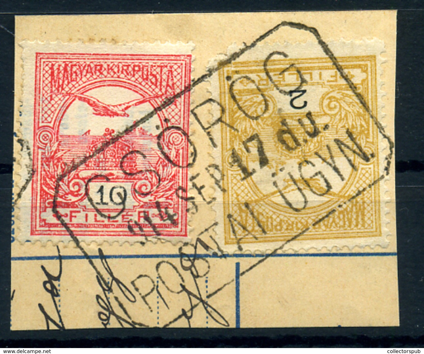 CSÖRÖG Postaügynökségi Bélyegzés - Used Stamps