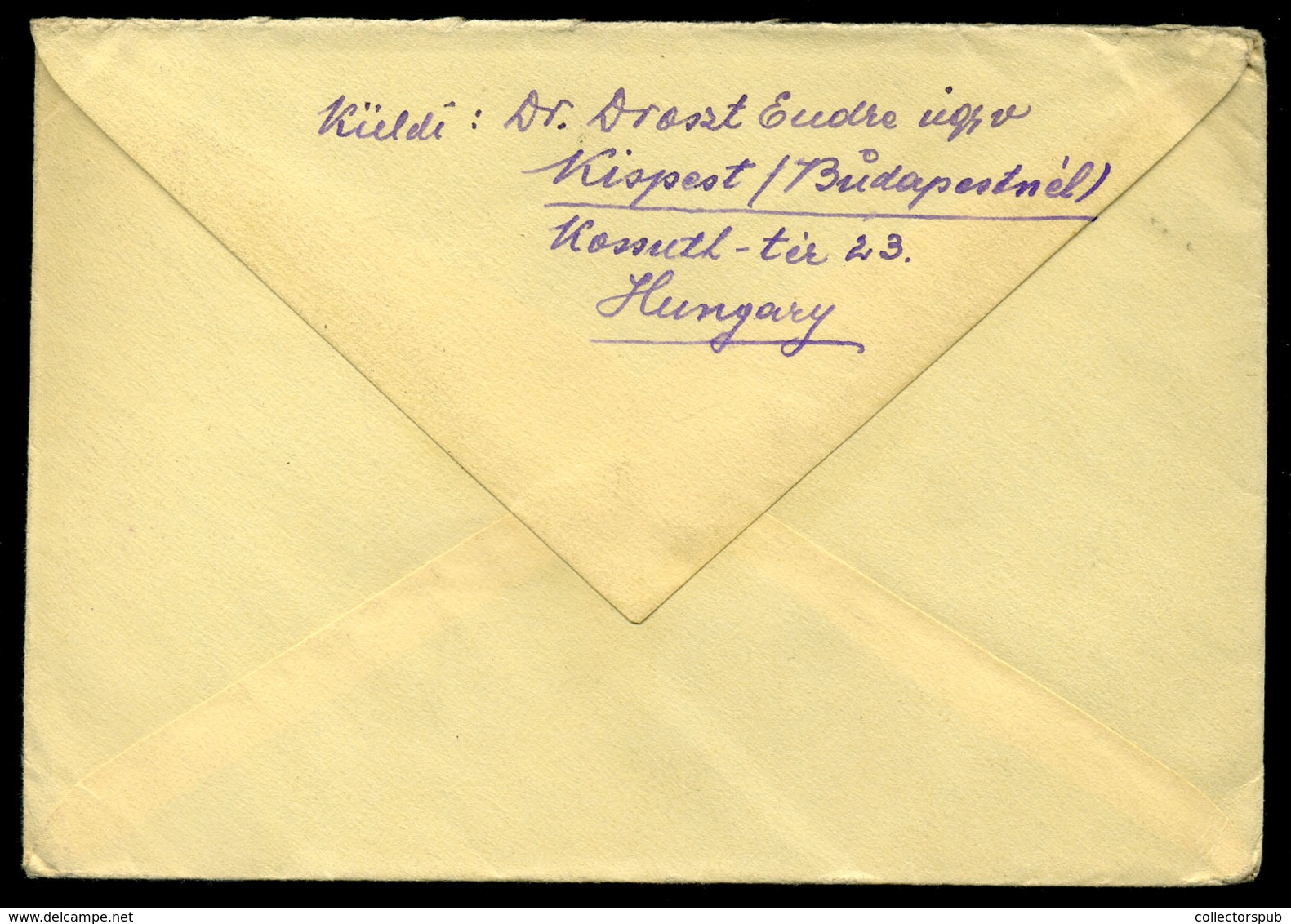 BUDAPEST 1946.01. Infla Levél Kanadába Küldve / Period6 To CANADA 20g Cover 3x1000P Budapest To Toronto - Covers & Documents