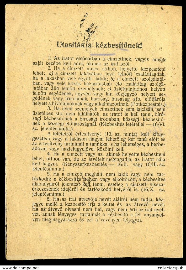 FELSŐGALLA 1946.06. Vevény Javított Kp. Bérmentesítéssel / Period20 Domestic Receipt MISTAKE +cash Payment 12.000milP Fe - Lettres & Documents