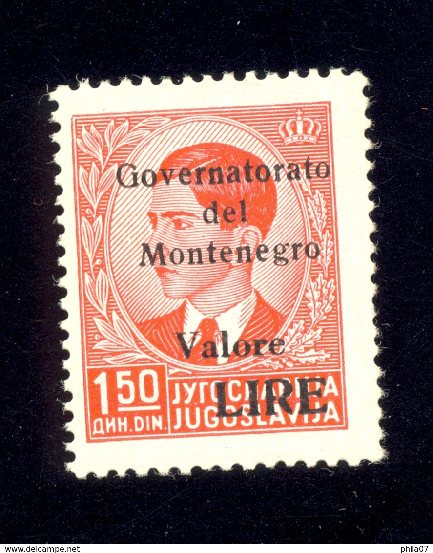 Montenegro - Mi. No. 36b, Key Stamp In Series. - Montenegro