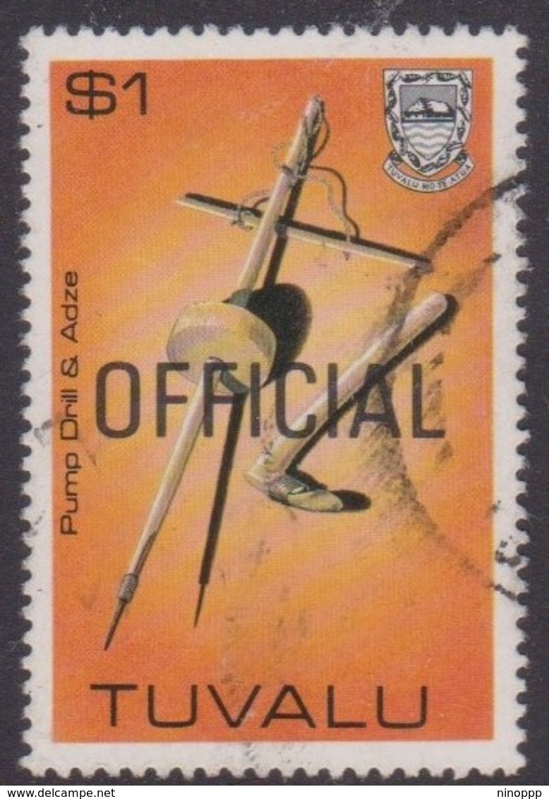 Tuvalu SG O 32  1983 OFFICIAL, $ 1.00, Overprinted Official, Used - Tuvalu