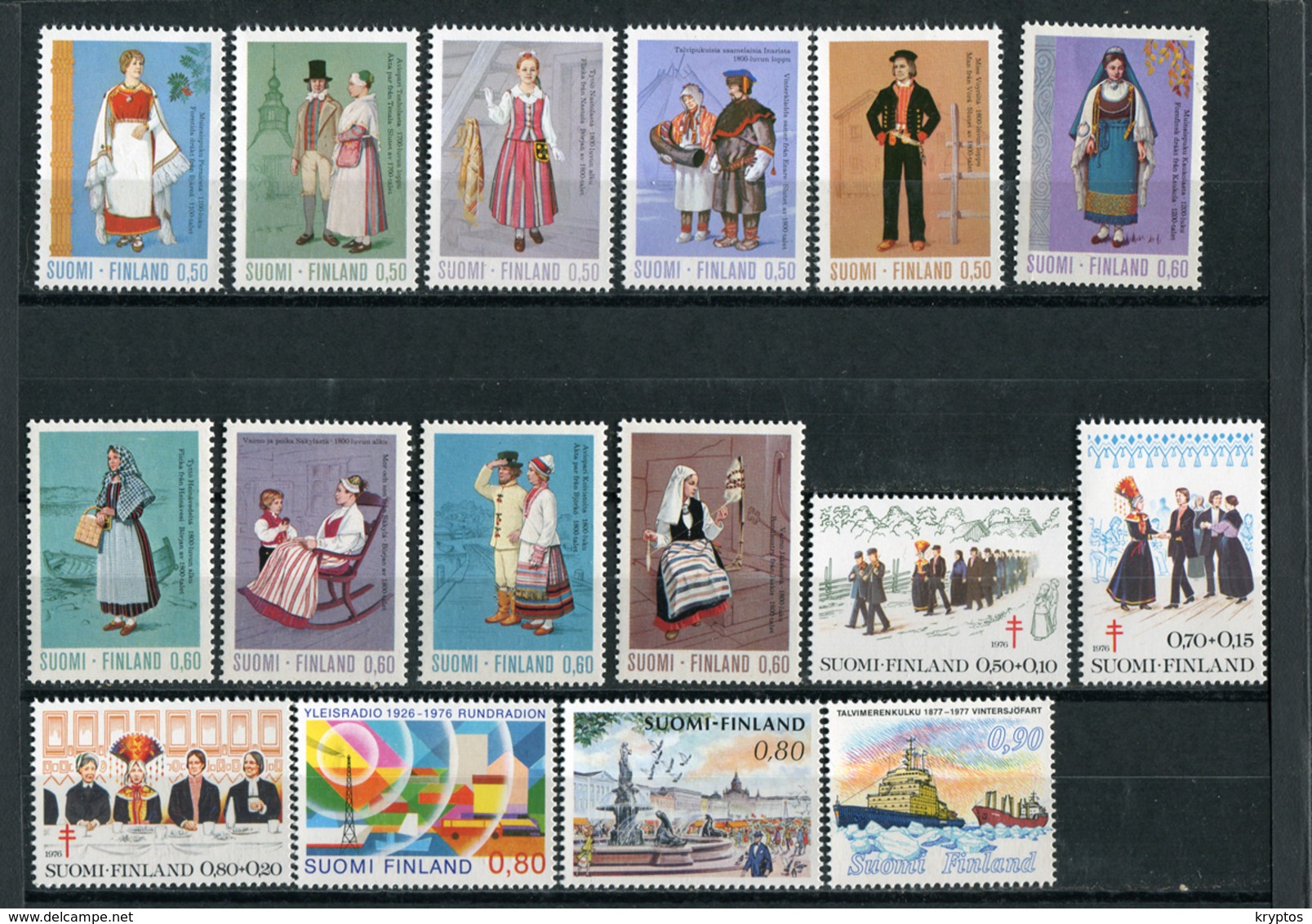 Finland. 16 Stamps - Unused With Invisible Hinge Marks - Sammlungen