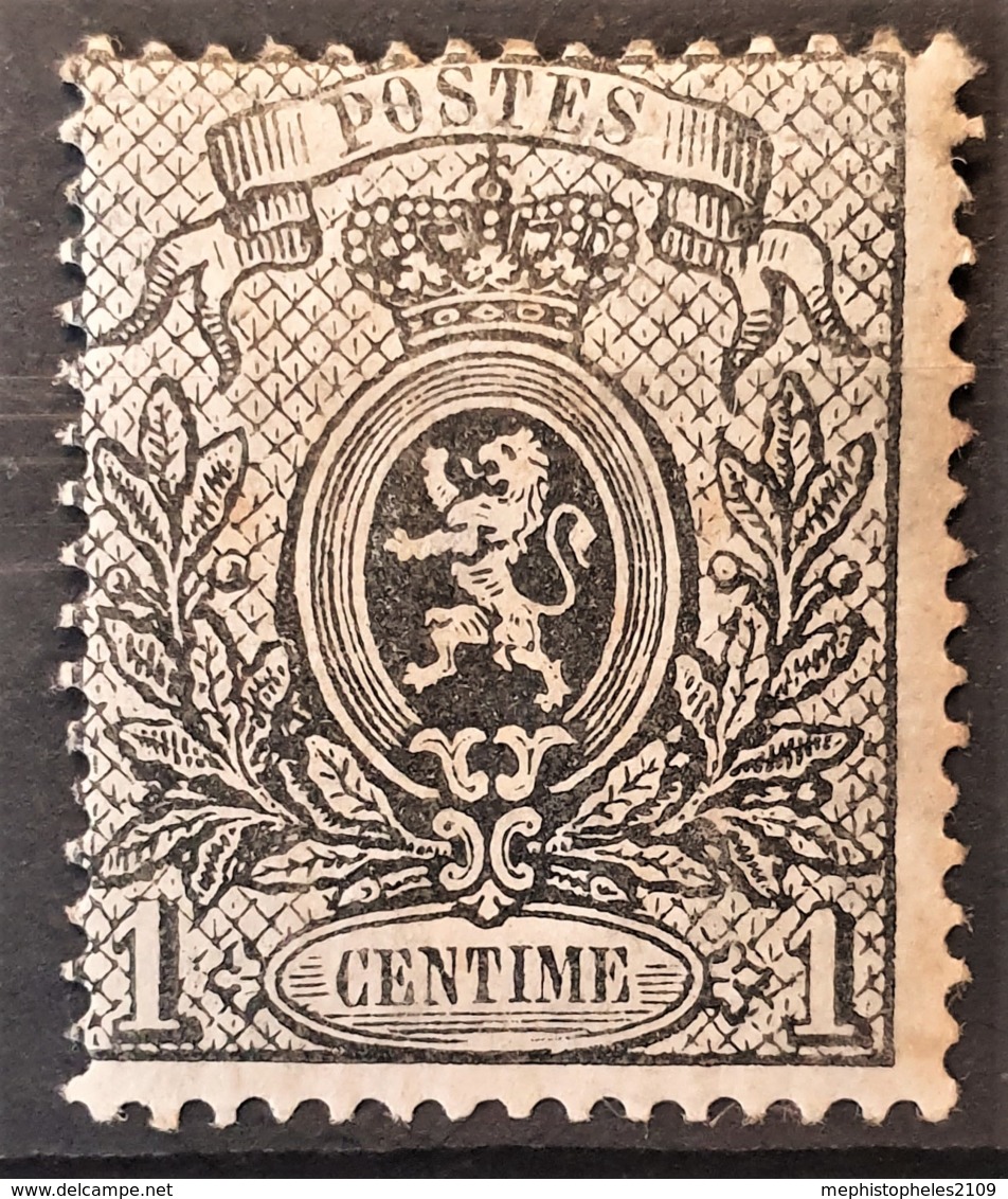 BELGIUM 1866 - MLH - Sc# 23 - 1c - 1866-1867 Coat Of Arms