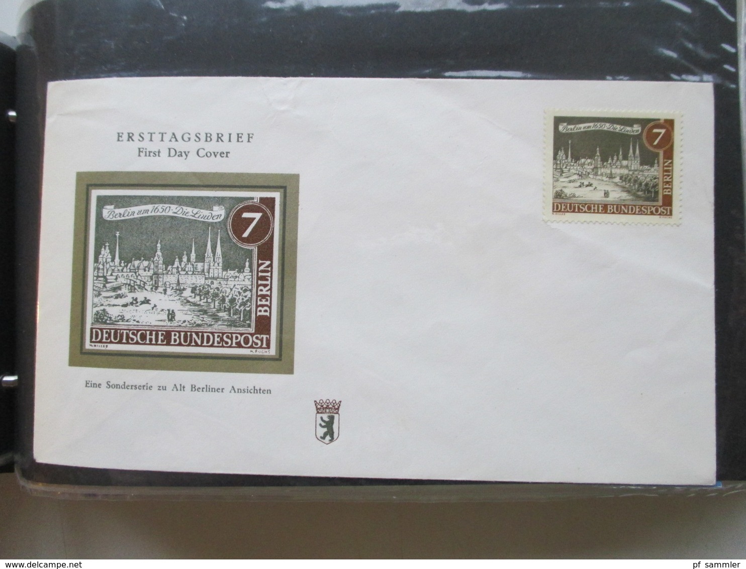 Berlin Belegealbum 100 Stk. 1949 - 90 einige Einschreiben und auch Luftpost Bedarf und Sammlerbelege. Stöberposten!