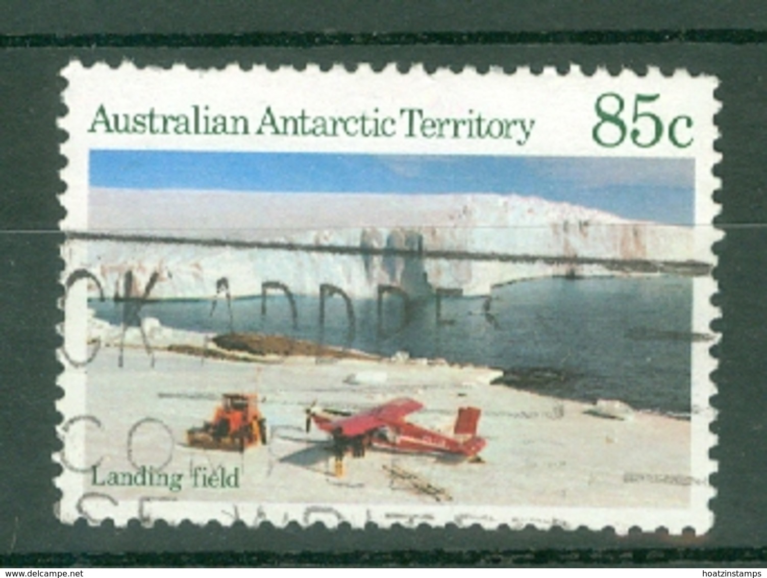 AAT (Australia): 1984/87   Antarctic Scenes - Landing Strip  SG75   85c    Used - Used Stamps