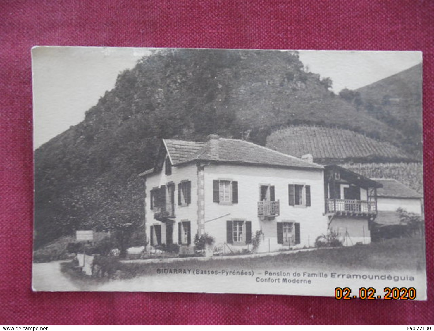 CPA - Bidarray - Pension De Famille Erramoundèguia - Bidarray