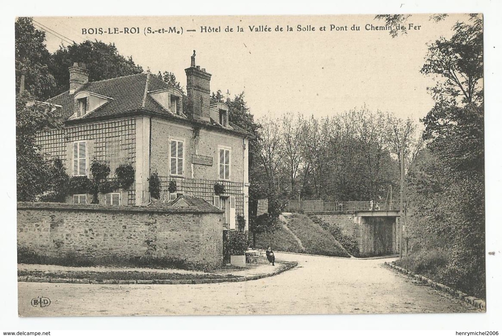 77 Bois Le Roi Hotel De La Vallée De La Solle Et Pont Chemin De Fer - Bois Le Roi