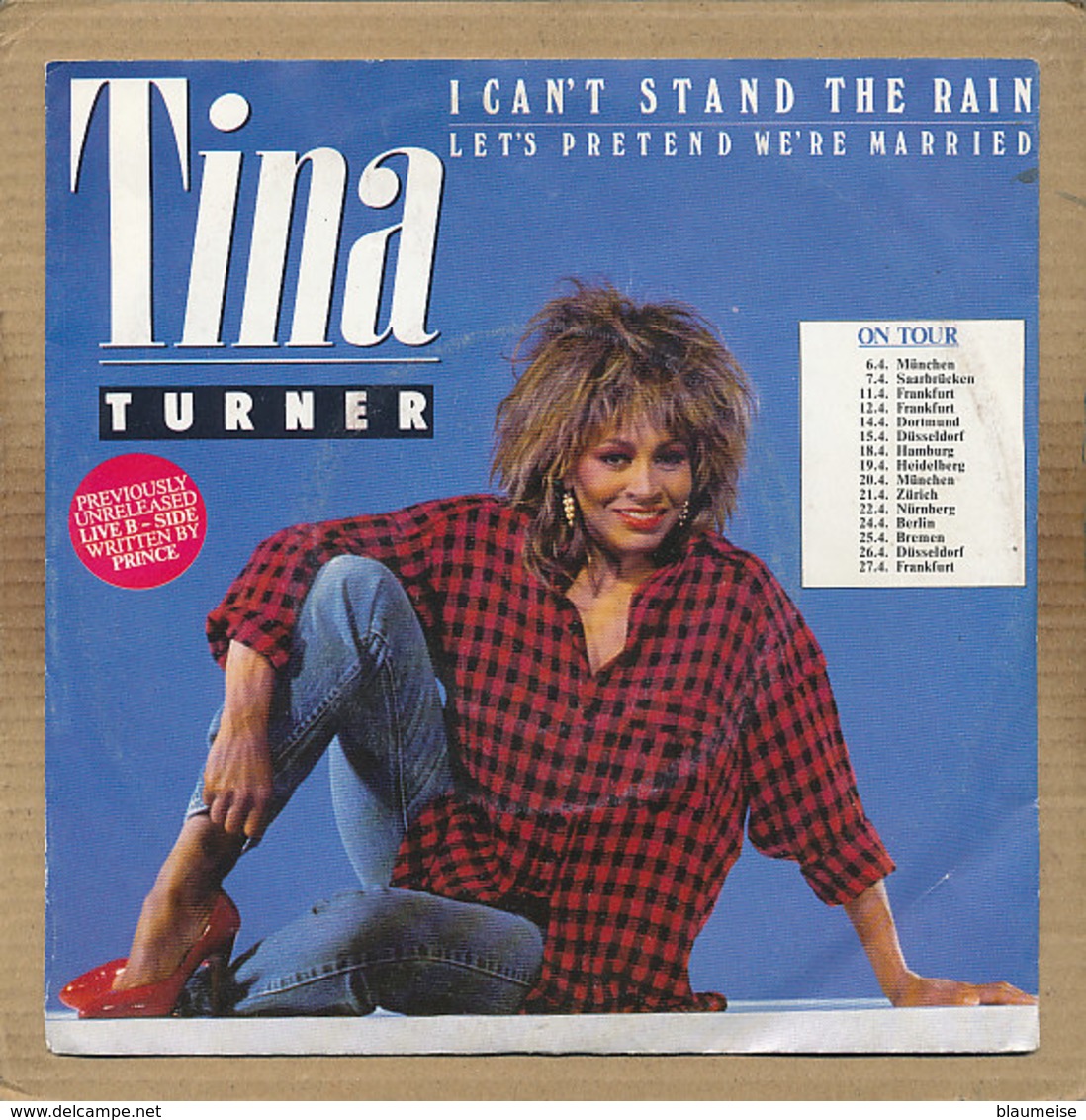 7" Single, Tina Turner - I Can't Stand The Rain - Disco, Pop