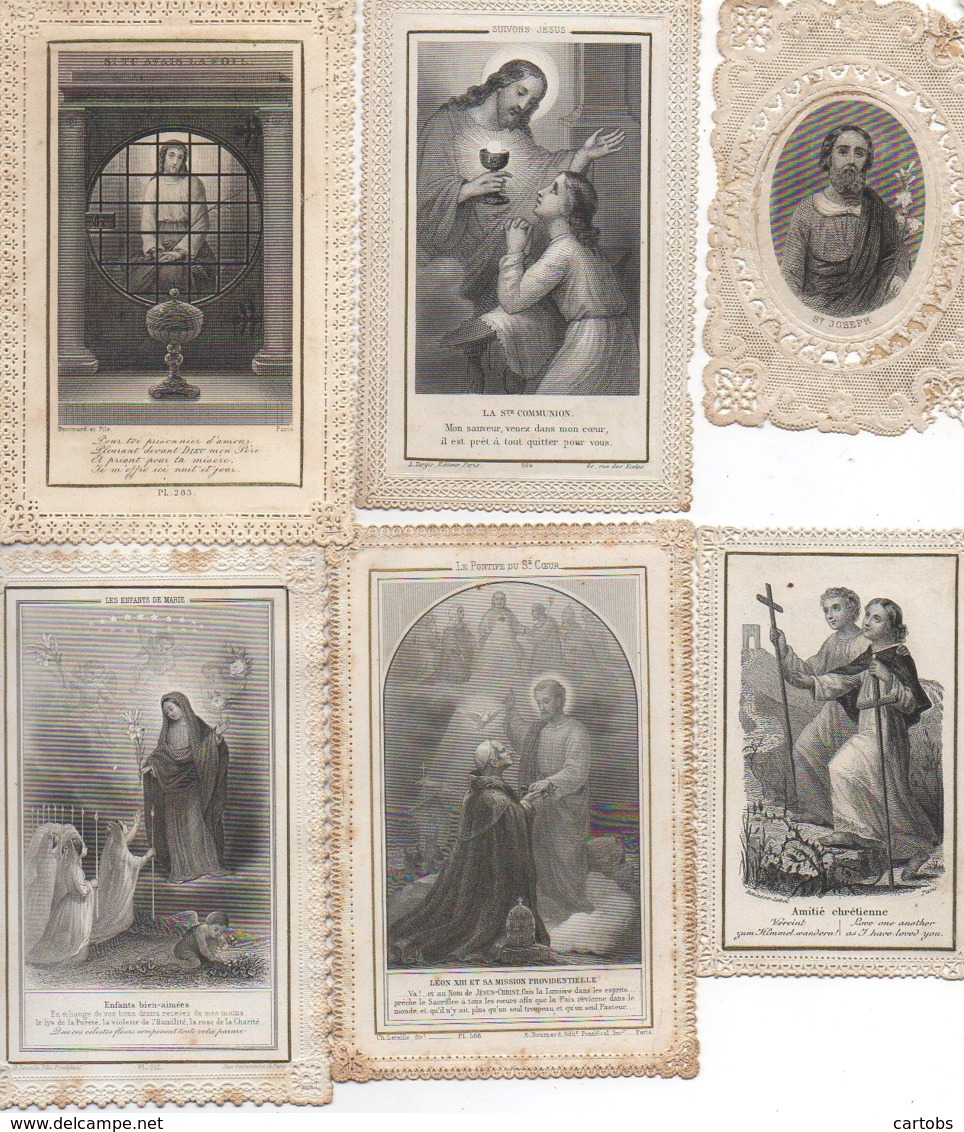 Beau LOT de plus de 800 images Religieuses 1880/1980 (1ére Communion, Ordonnation, 1ére Messe , Prières Etc....