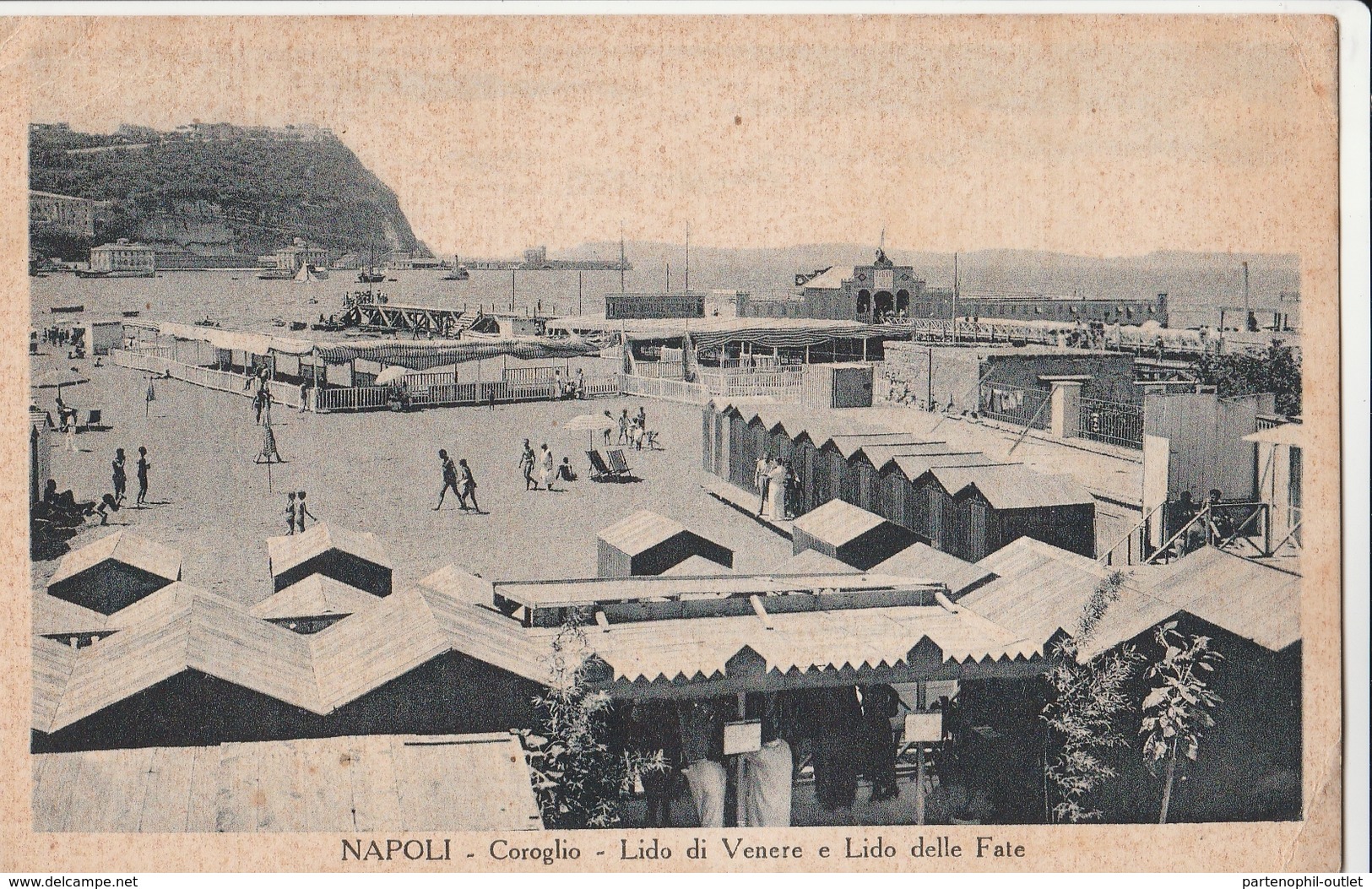 Cartolina -   Postcard /   Viaggiata -  Sent /  Napoli, Coroglio Lido Venere E Lido Delle Fate. - Napoli