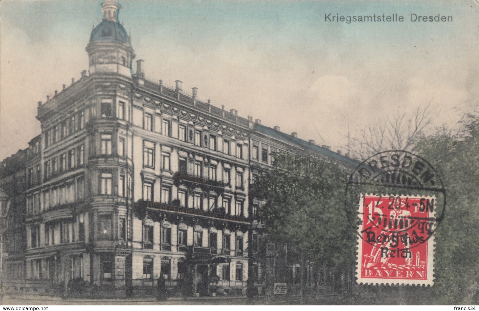 CPA - Desden - Kriegsamtstelle - Dresden