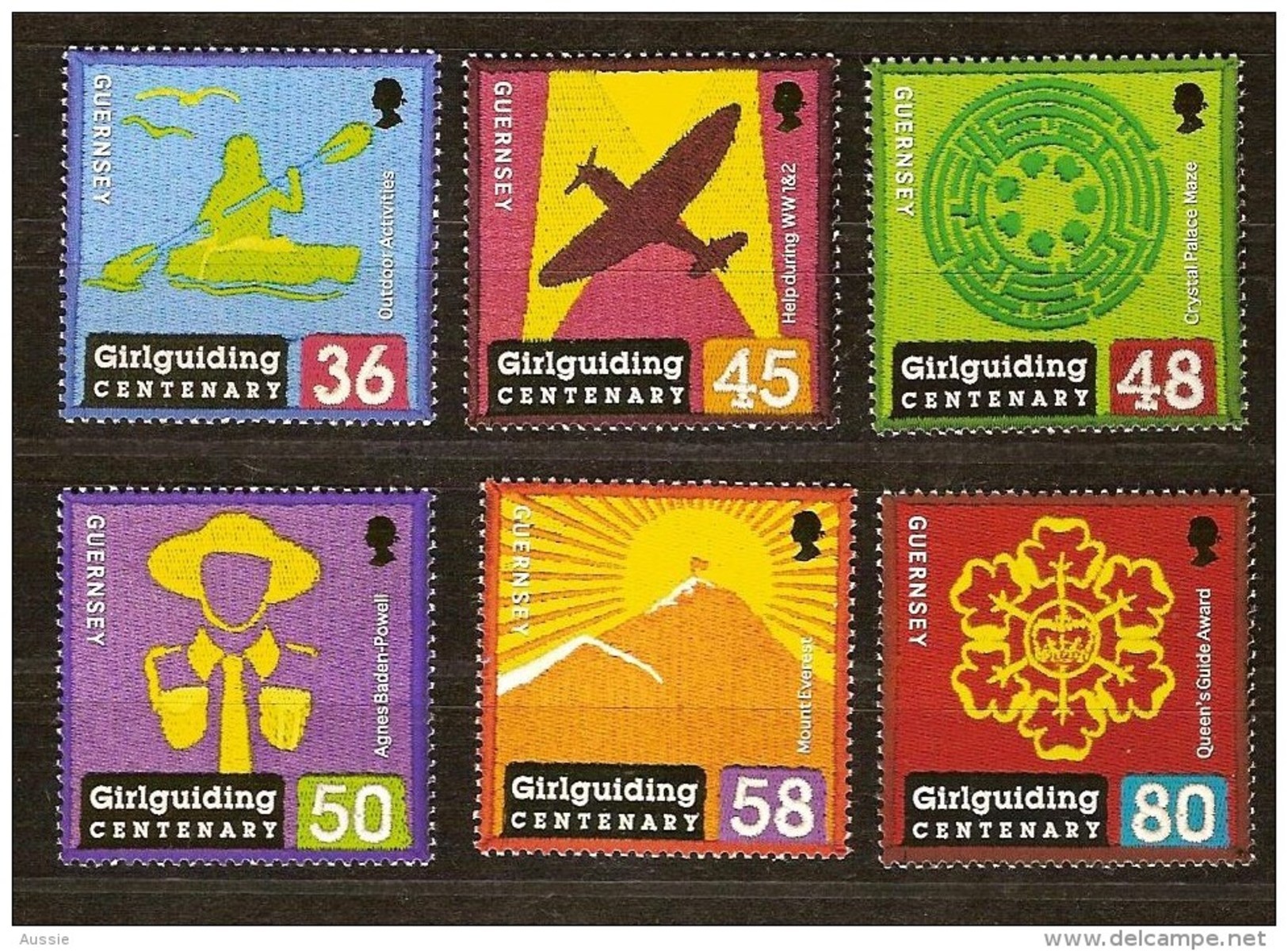 Guernsey Guernesey  2010 Yvertn° 1310-15 *** MNH Cote 12 € Girlguiding Centenary - Guernesey