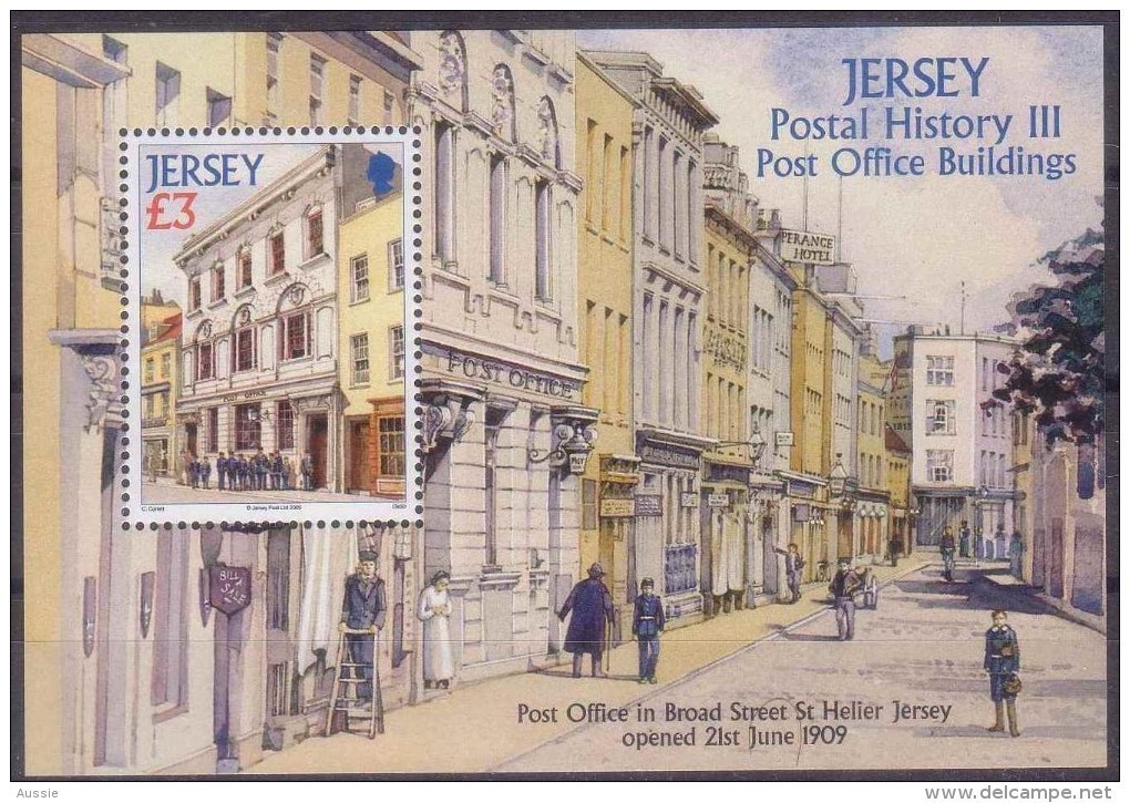 Jersey 2009 Yvertn° Bloc 96 *** MNH Cote 13 Euro Post Office Buildings - Jersey