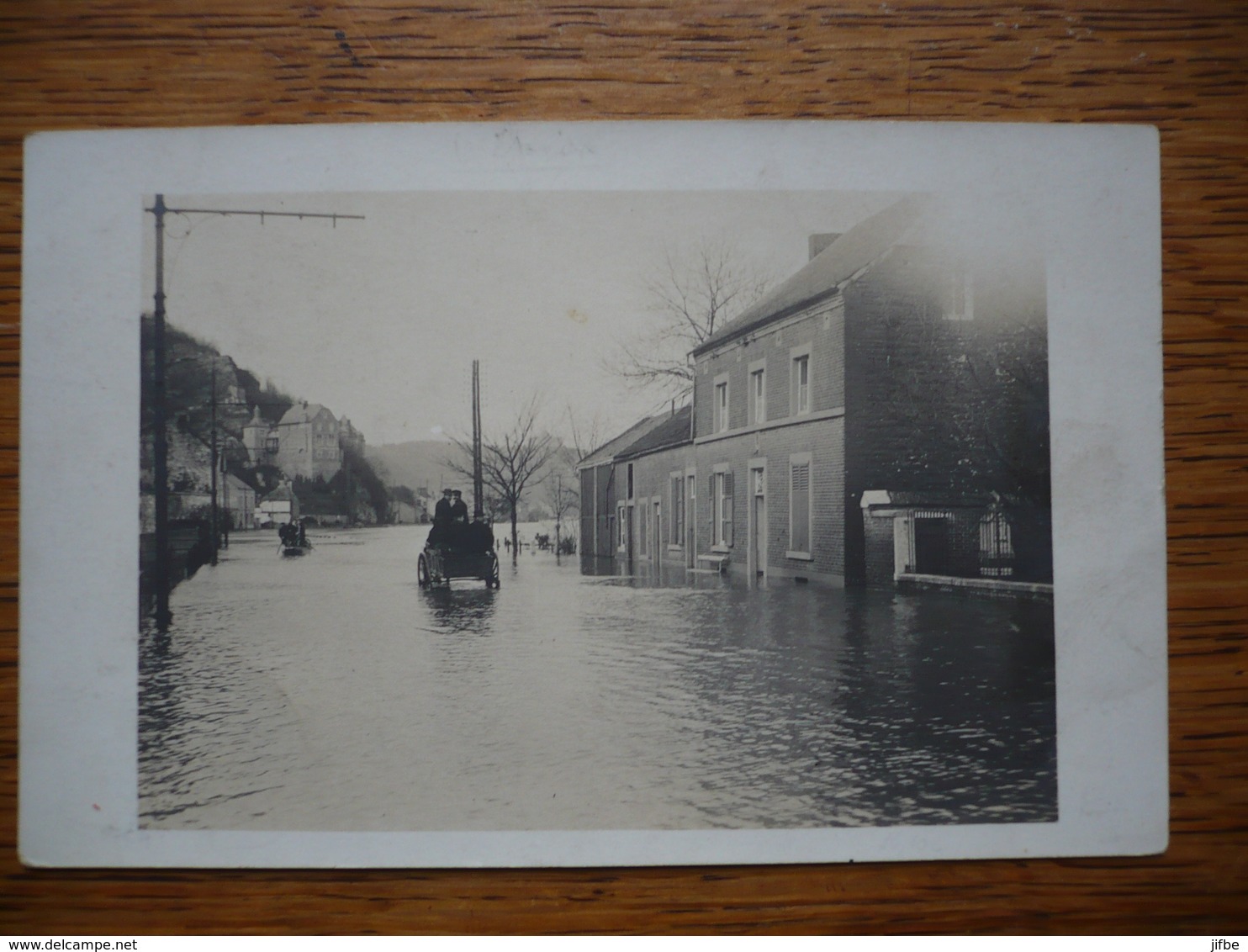 Wepion Carte Photo Inondations 1910 - Namur