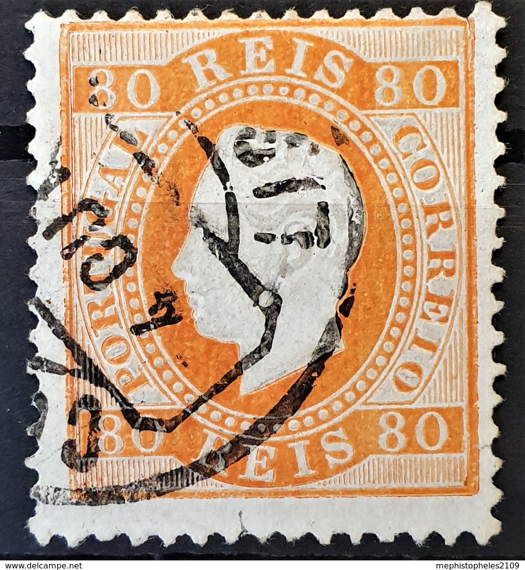 PORTUGAL 1870/84 - Canceled - Sc# 44 - 80r - Used Stamps