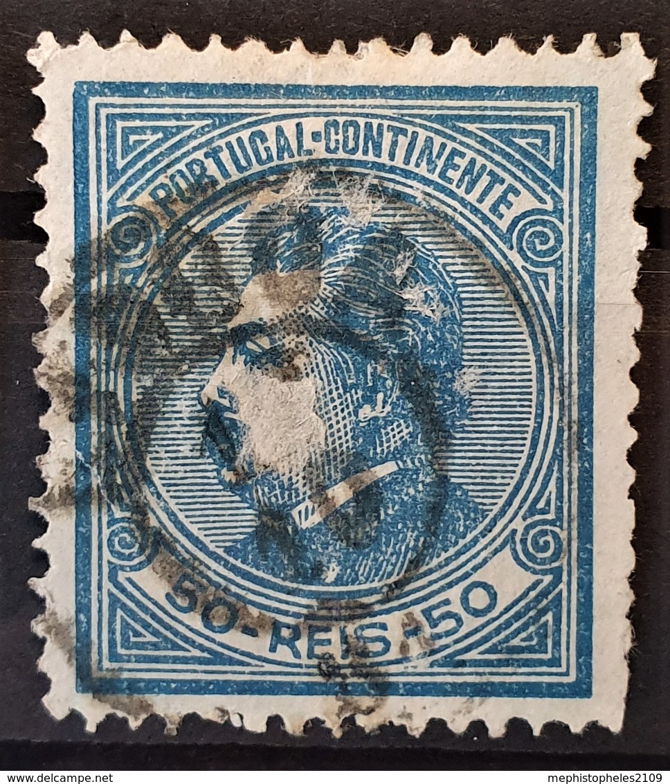 PORTUGAL 1880/81 - Canceled - Sc# 56 - 50r - Oblitérés
