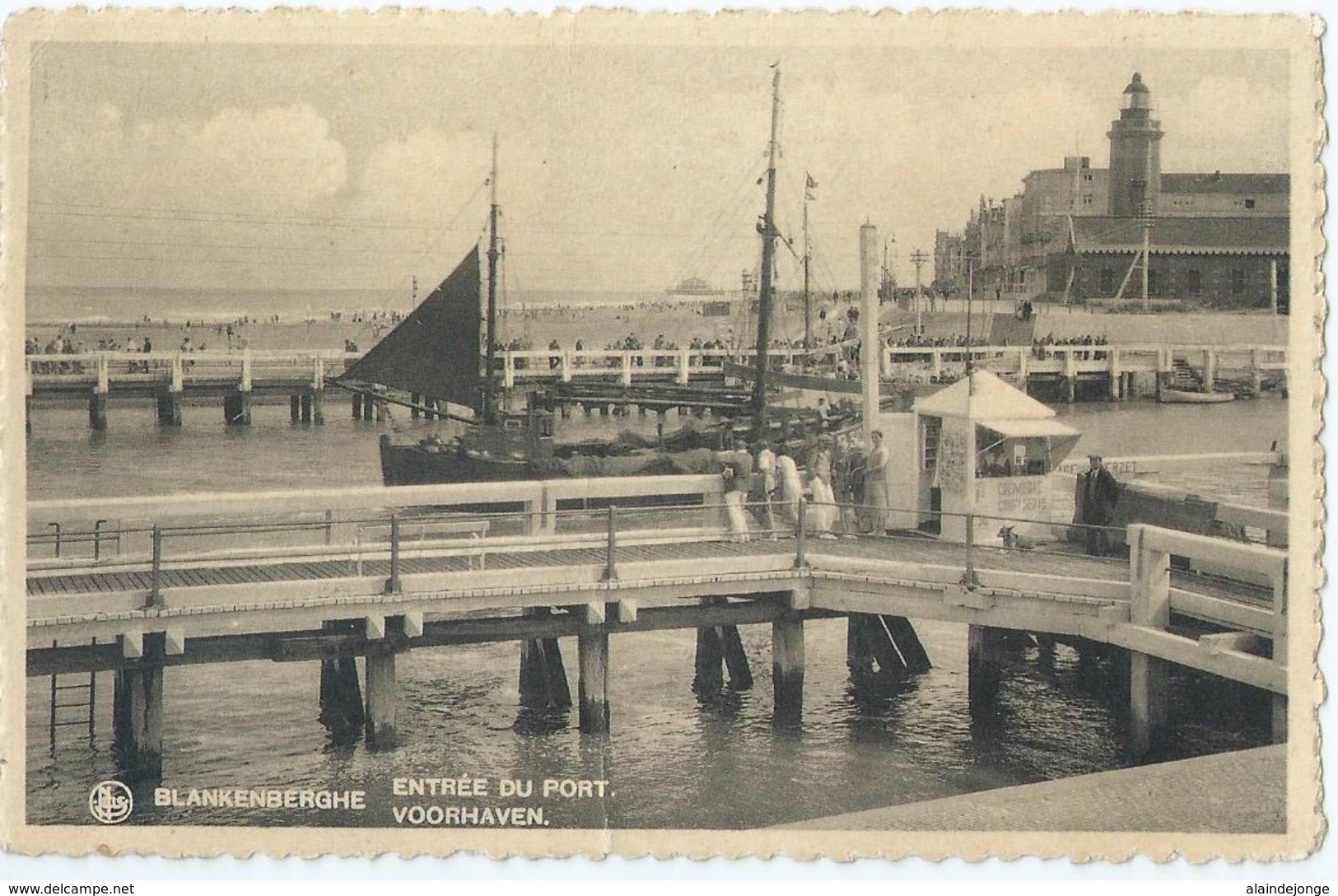 Blankenberge - Blankenberghe - Entrée Du Port - Voorhaven - Ern. Thill Phototon No 37 - 1936 - Blankenberge