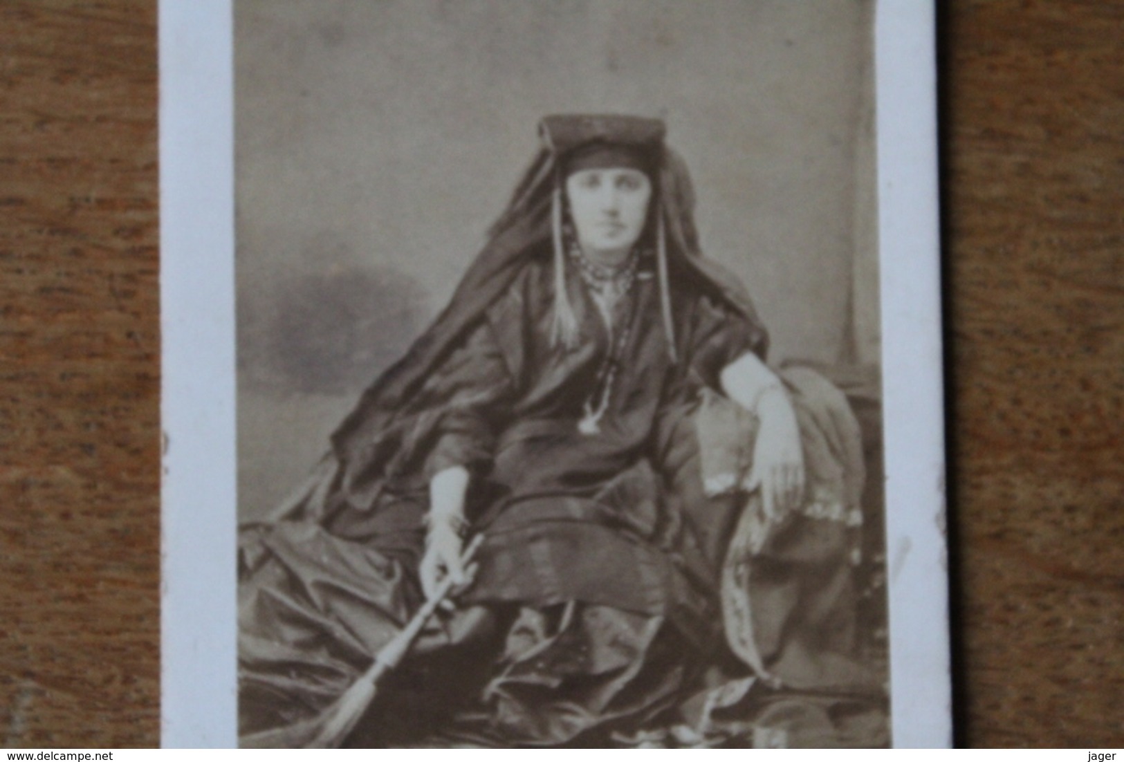 Cdv Second Empire  Femme Juive Maghreb ? Par  Charles Hideux - Anciennes (Av. 1900)