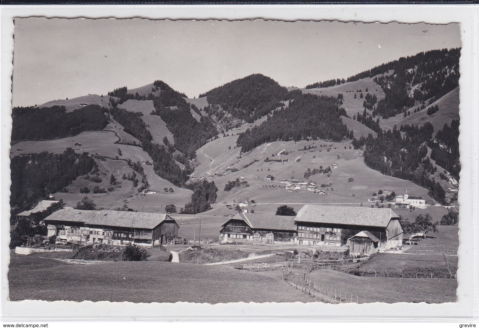 Charmey, Fermes, Vue En Direction De Cerniat - Cerniat 