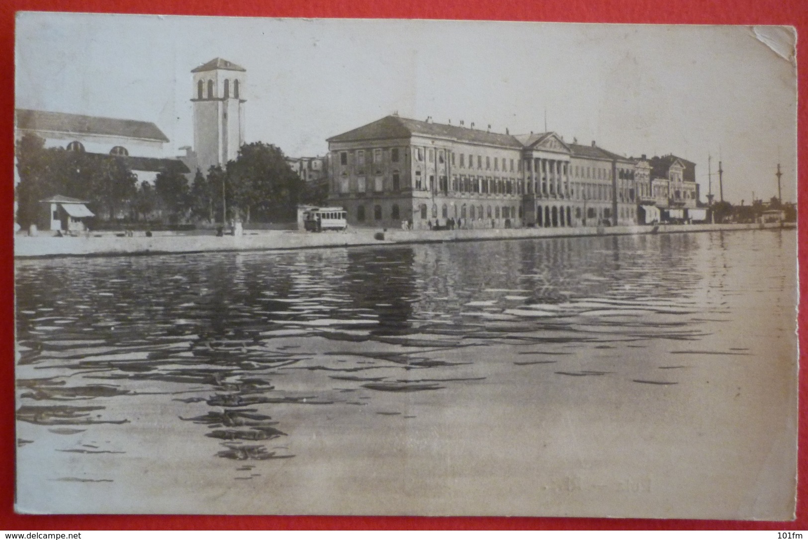 PULA - POLA , RIVA - FELDPOST , ZENSURIERT S.M.S. HABSBURG 1917 - Kroatië