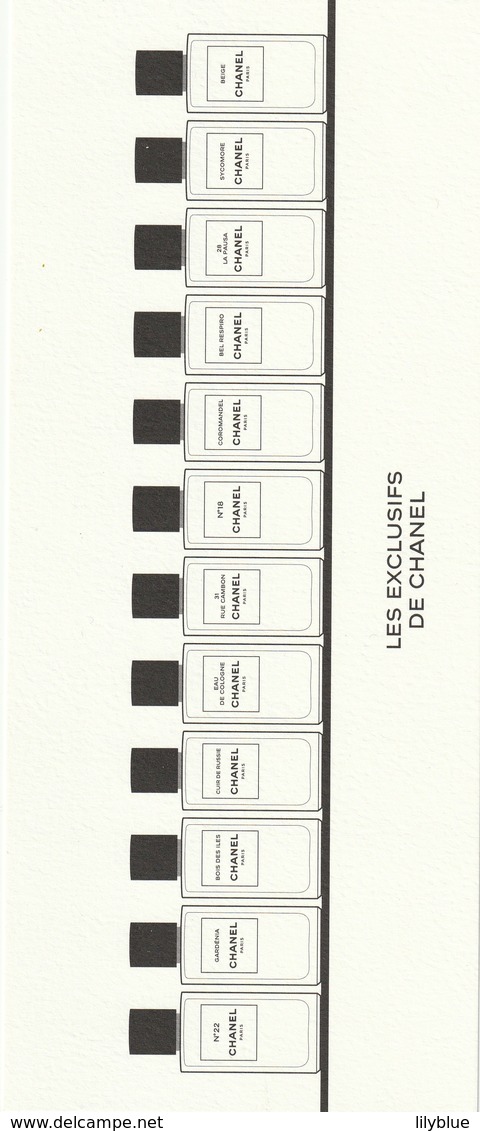 CHANEL ***Superbe Carte :Les 12 Premiers EXCLUSIFS De Chanel ***avec Son étui *24,5 X 10,5 Cm* - Modernes (à Partir De 1961)