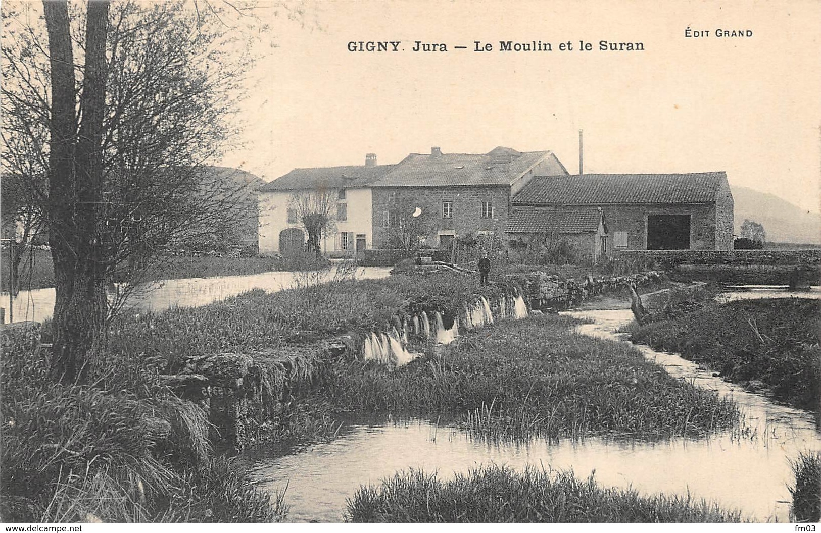 Gigny Sur Suran Canton Saint Julien Moulin édit Grand - Other & Unclassified