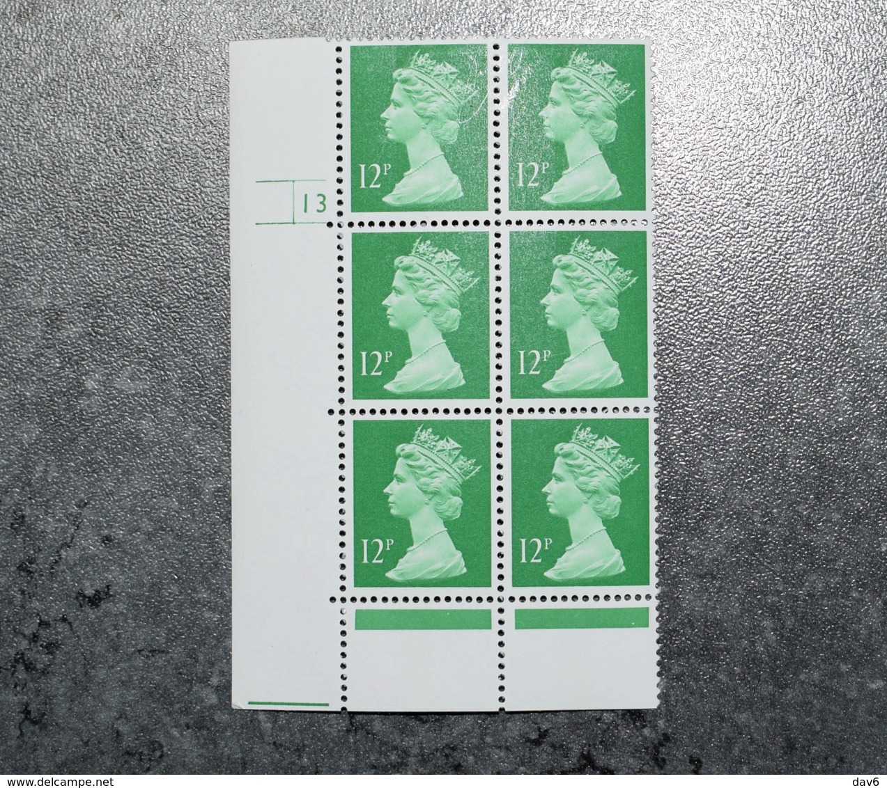 GB STAMPS  1985  Cylinder Block  13 No Dot   MNH  X943    ~~L@@K~~ - Nuovi