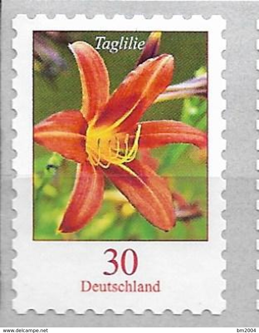 2020 Allem. Fed. Deutschland Germany Mi.3516 **MNH Nr.65   Blumen : Gelbrote Taglilie (Hemerocallis Fulva) - Gebraucht