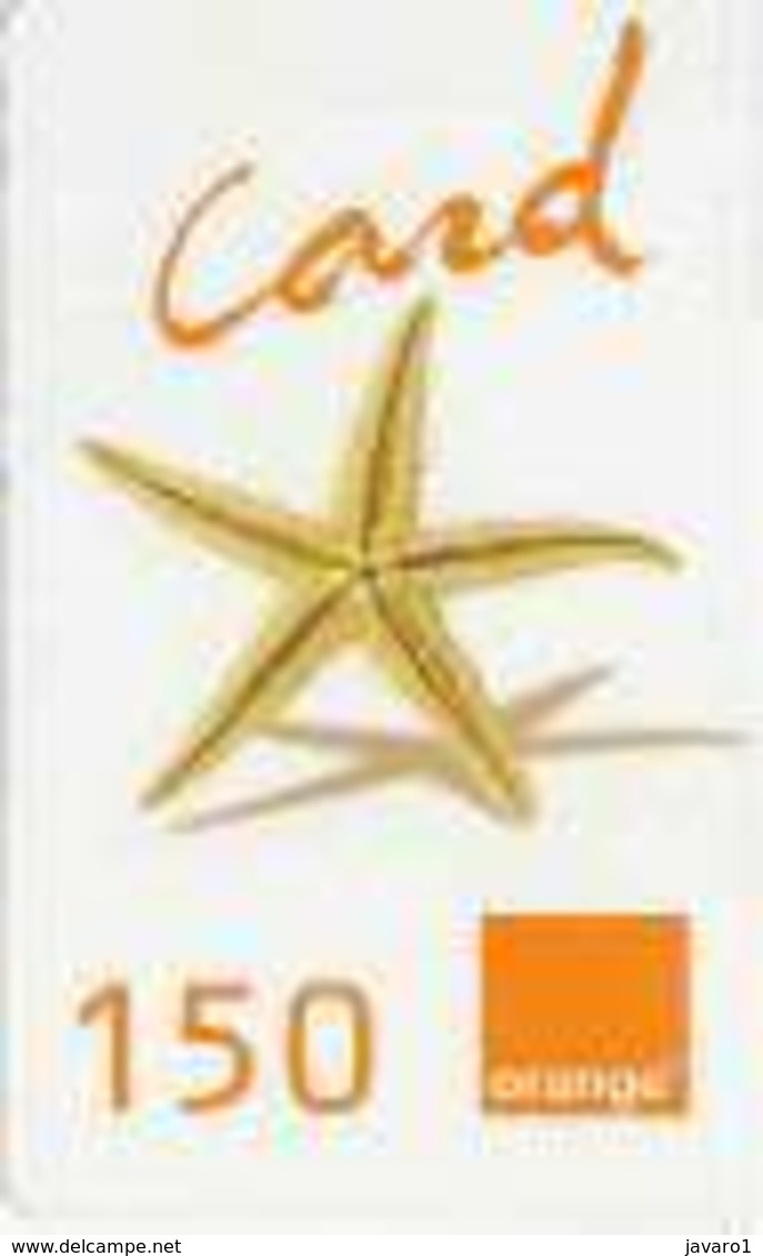 CARAIB : CAR40 150 ORANGE Card Seastar USED Exp: 30/04/02 - Jungferninseln (Virgin I.)
