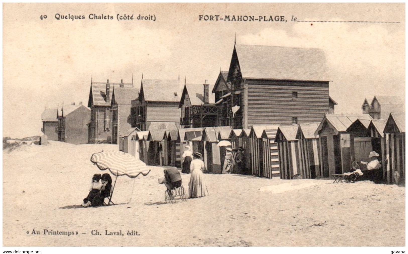 80 FORT-MAHON-PLAGE - Quelques Chalets (côté Droit) - Fort Mahon
