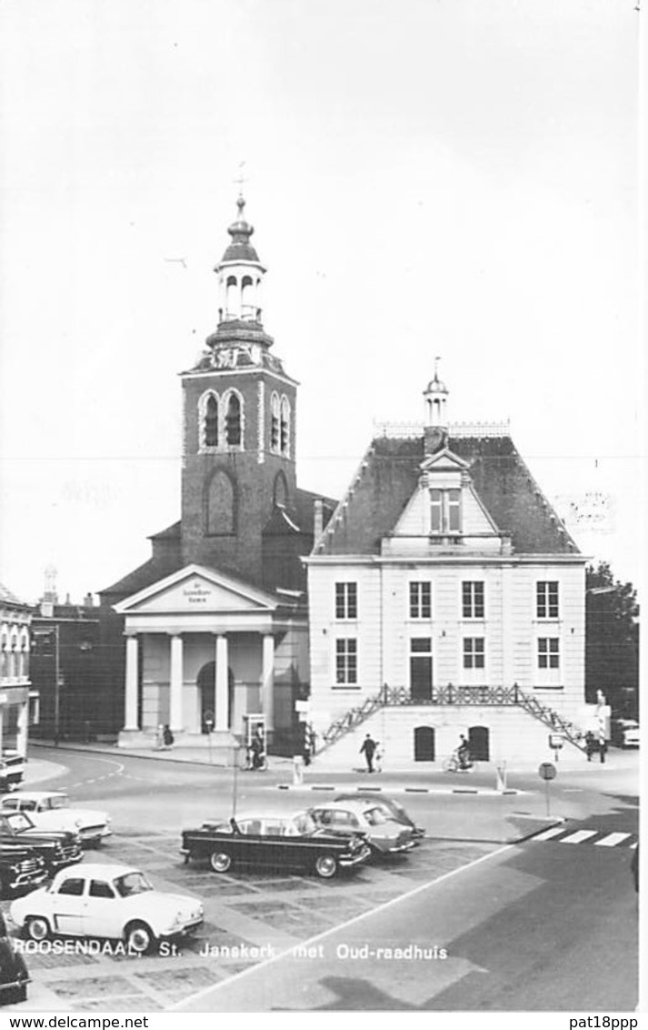 NEDERLAND Netherlands ( Noord Brabant ) ROOSENDAAL St Janskerk Met Oud-Raadhuis CPSM PF Holland Pays-Bas Hollande - Roosendaal