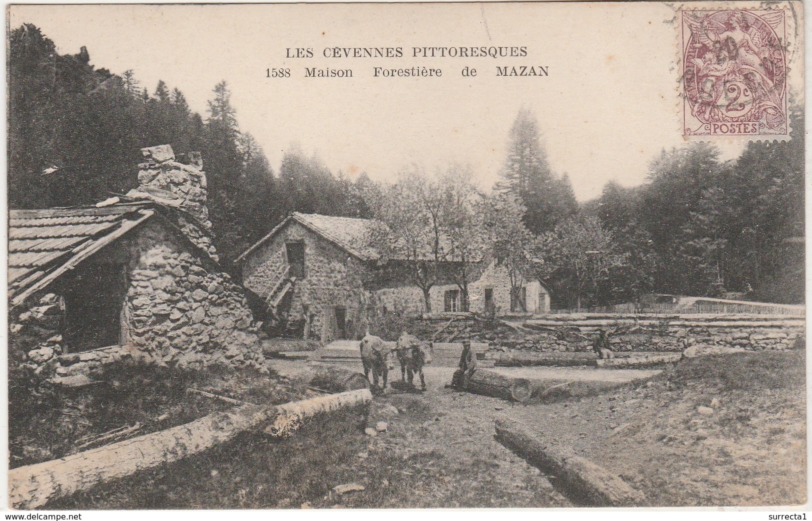 1920 / CPA Mazan / Maison Forestière / Cévennes / 84 Vaucluse - Mazan