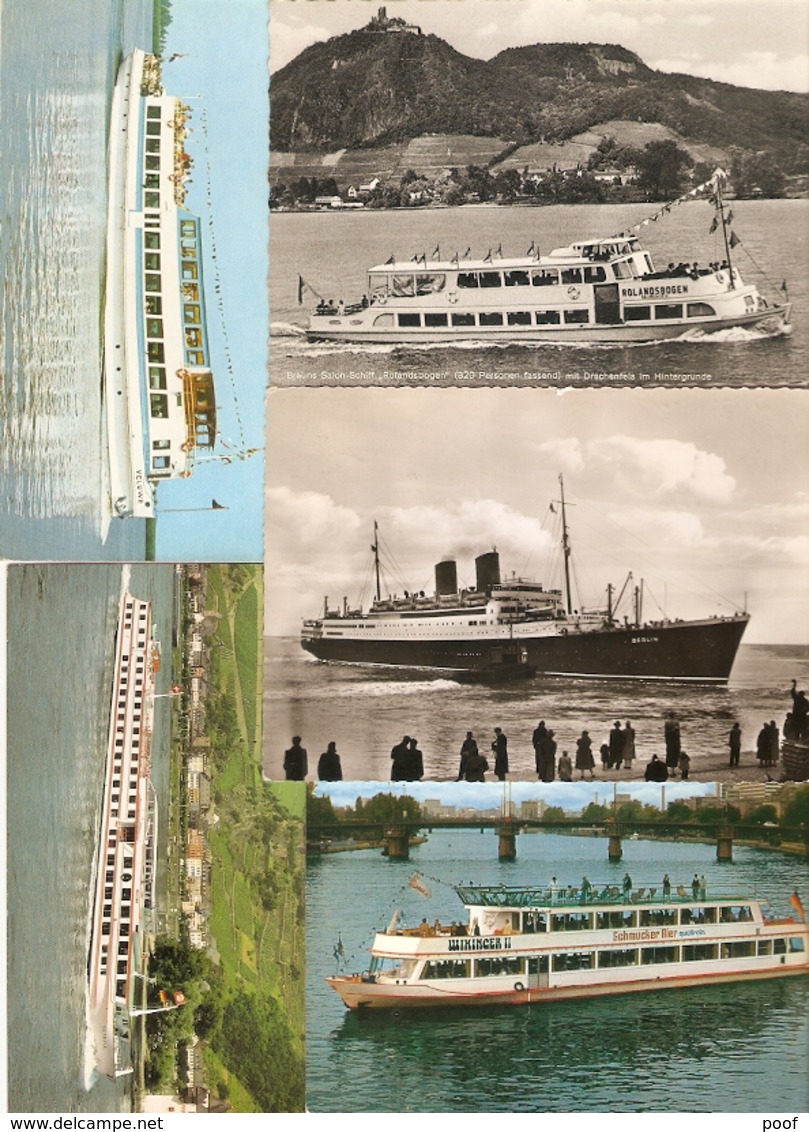 40 X Vaartuigen : Schip , Bateau , Ship  ( Schepen , Bateaux, Ships)---  40 Cards - Collections & Lots