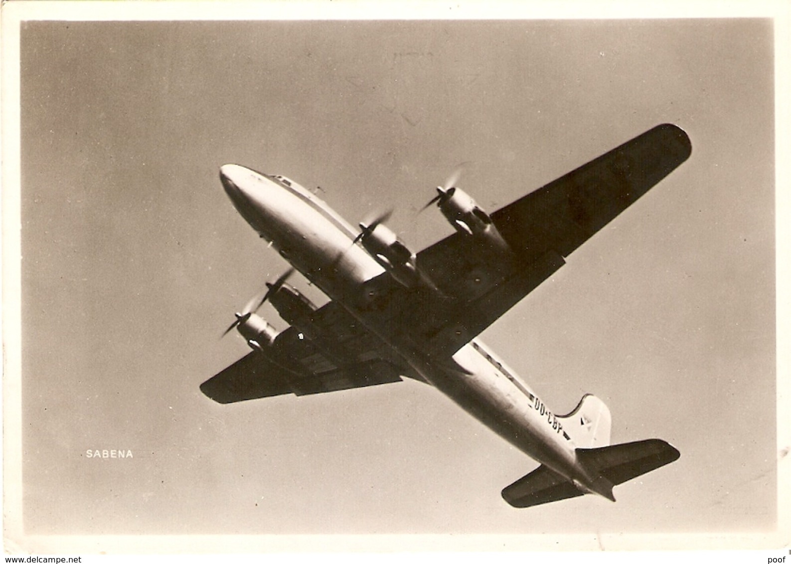Sabena : Douglas DC 4 - 1946-....: Era Moderna