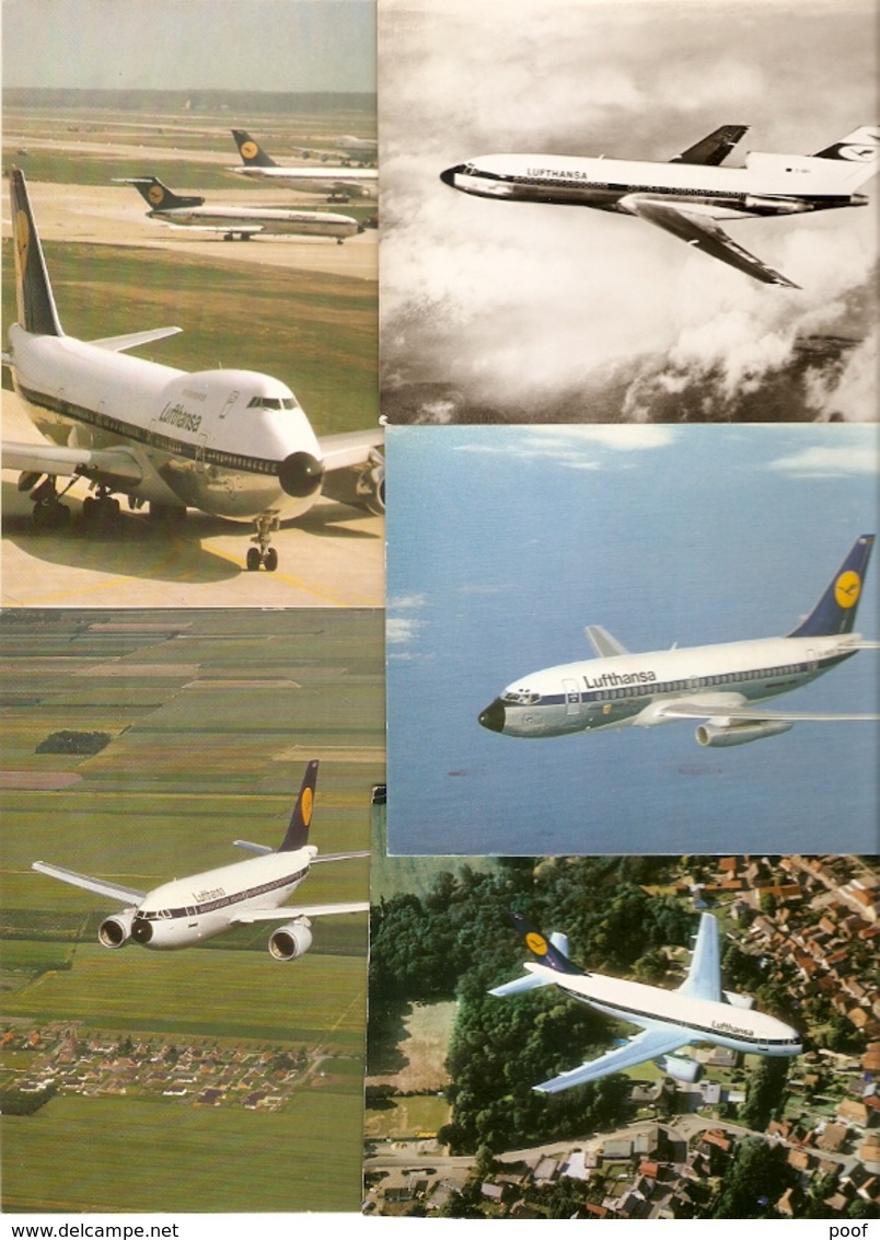 Vliegtuigen " Lufthansa " : --- 24 Cards - 1946-....: Era Moderna