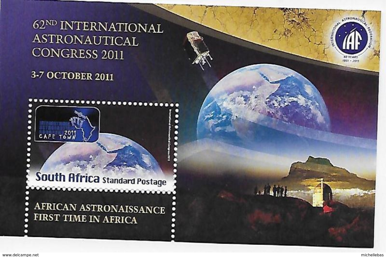 International Astronautical Congress 2011 - Blocks & Sheetlets