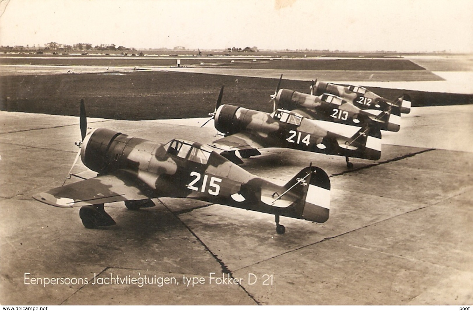 Fokker  D 21 : Eenpersoons Jachtvliegtuigen - 1939-1945: 2nd War