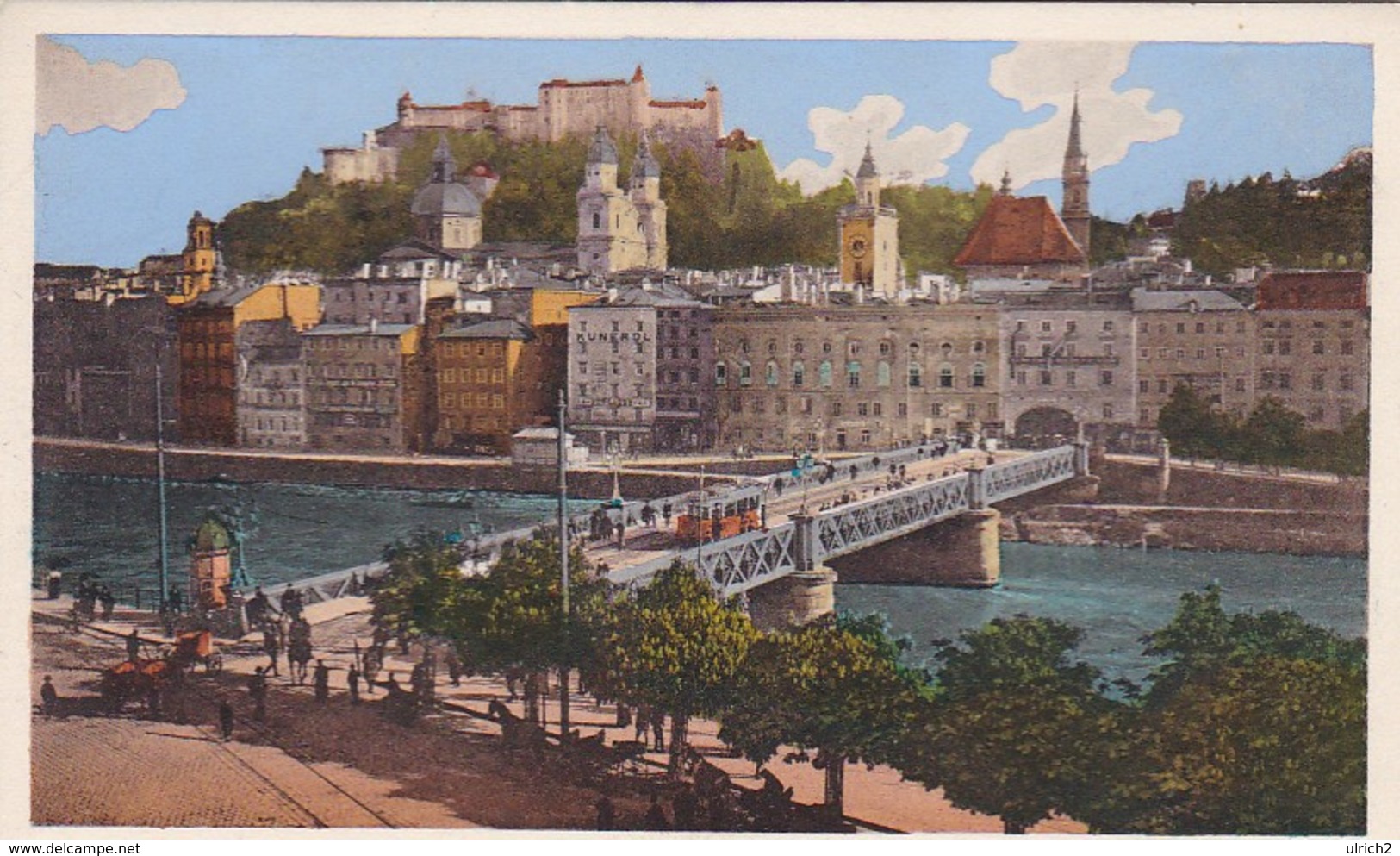 AK Salzburg - Staatsbrücke - Ca. 1910/20 (47077) - Salzburg Stadt